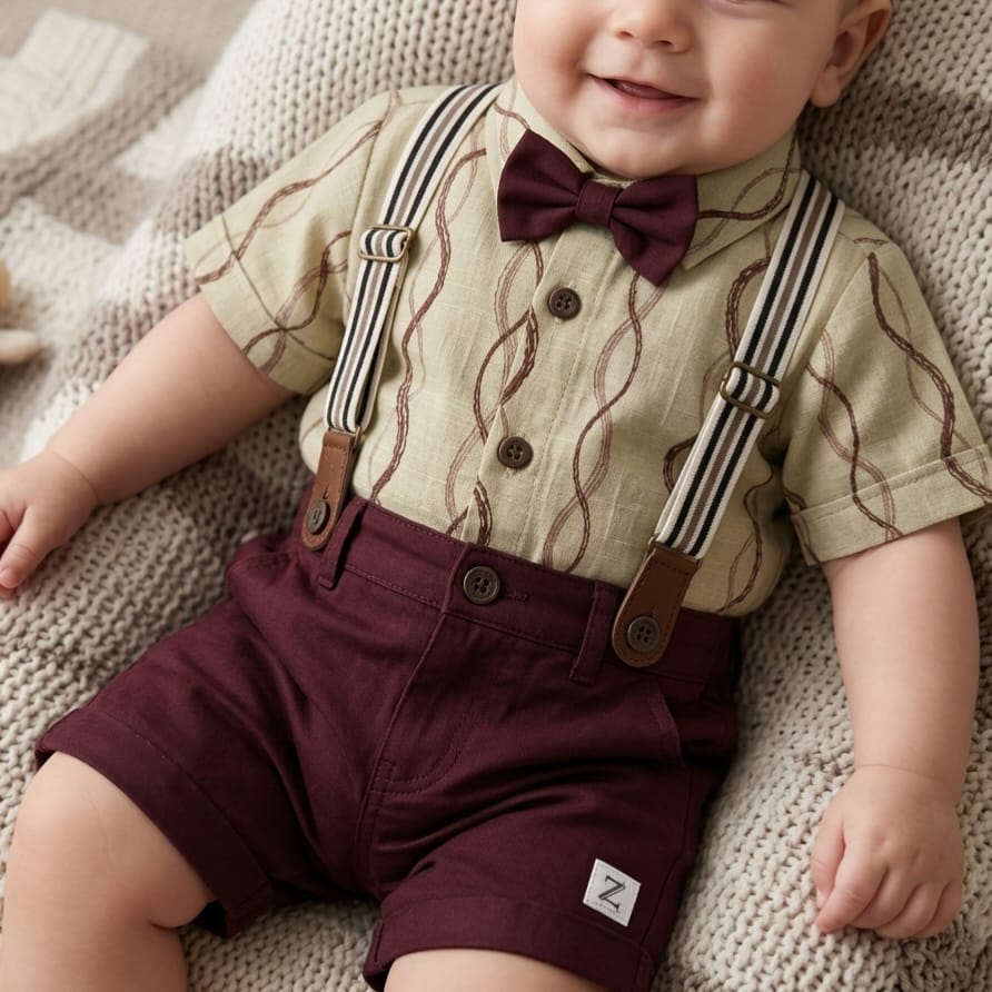 Autumn Vines Gentleman Suspender Set